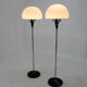 Pair of two floor lamps by Jaroslav Bejvl for Lidokov, 1960s