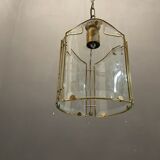 Italian glass brass pendant ceiling lamp