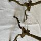 Paire de chandeliers 3 branches laiton