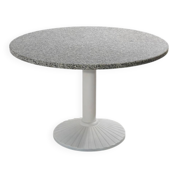"Vienna" table with granite top by Peter Noever for Zanotta, 1970s
