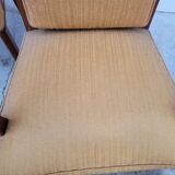 Pair of armchairs bridge era art deco walnut