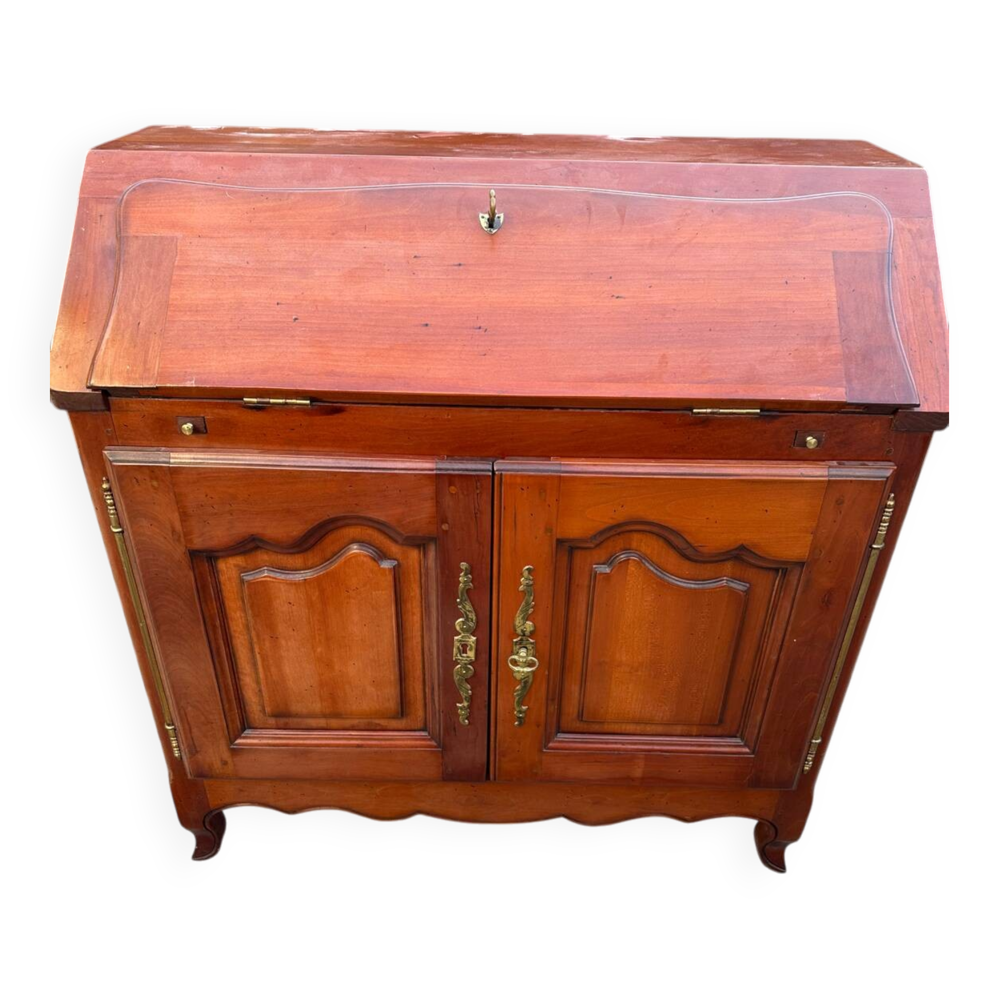 Regency style donkey's back secretary