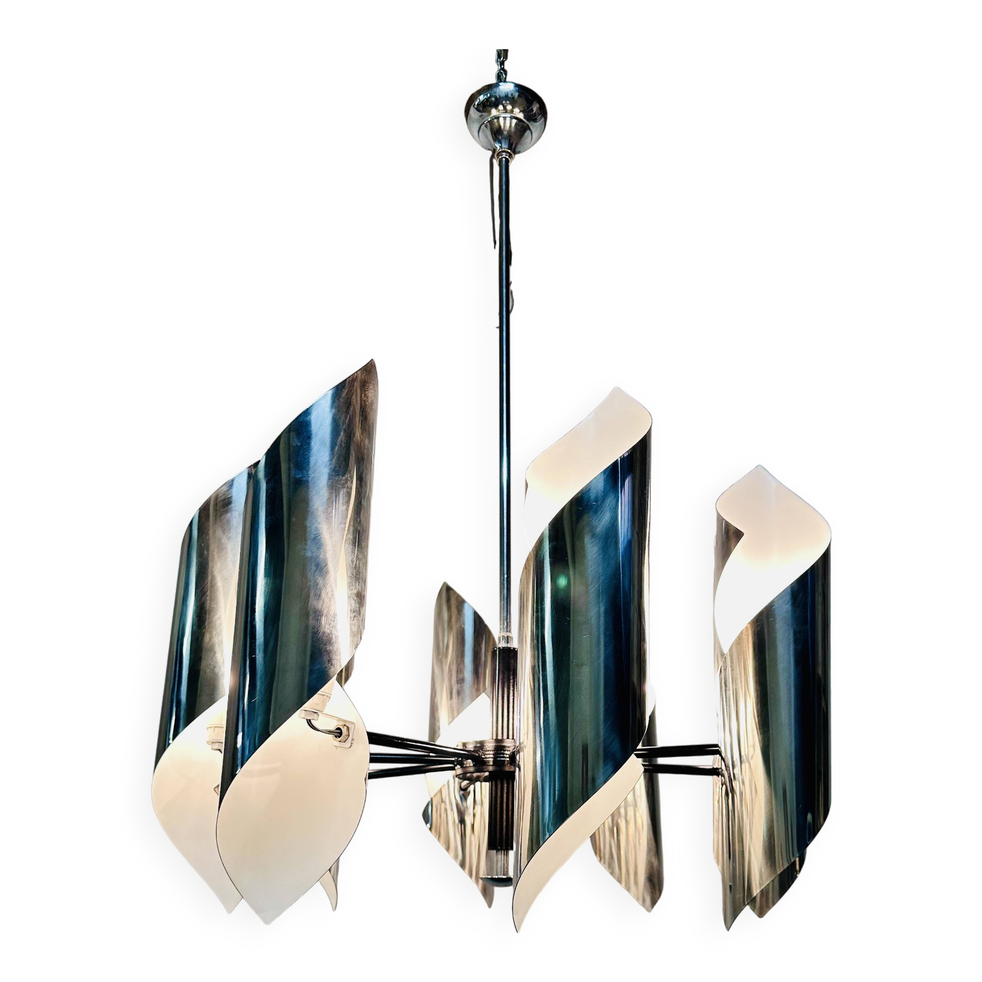 lampadario anni 70 italiano