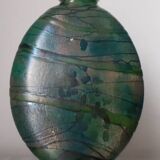 Vase en pâte de verre signé