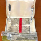 Christofle Vendome shell, fish cutlery and serving cutlery