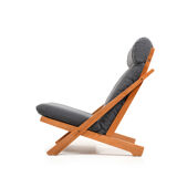 Fauteuil à dossier haut CH-03 par Hans J. Wegner