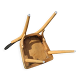 Chair 1950 skaï black light beech