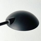 Black Italian desk lamp by C. Zaffaroni Turate, 1980s.