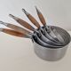 Série de 5 casseroles en aluminium vintage