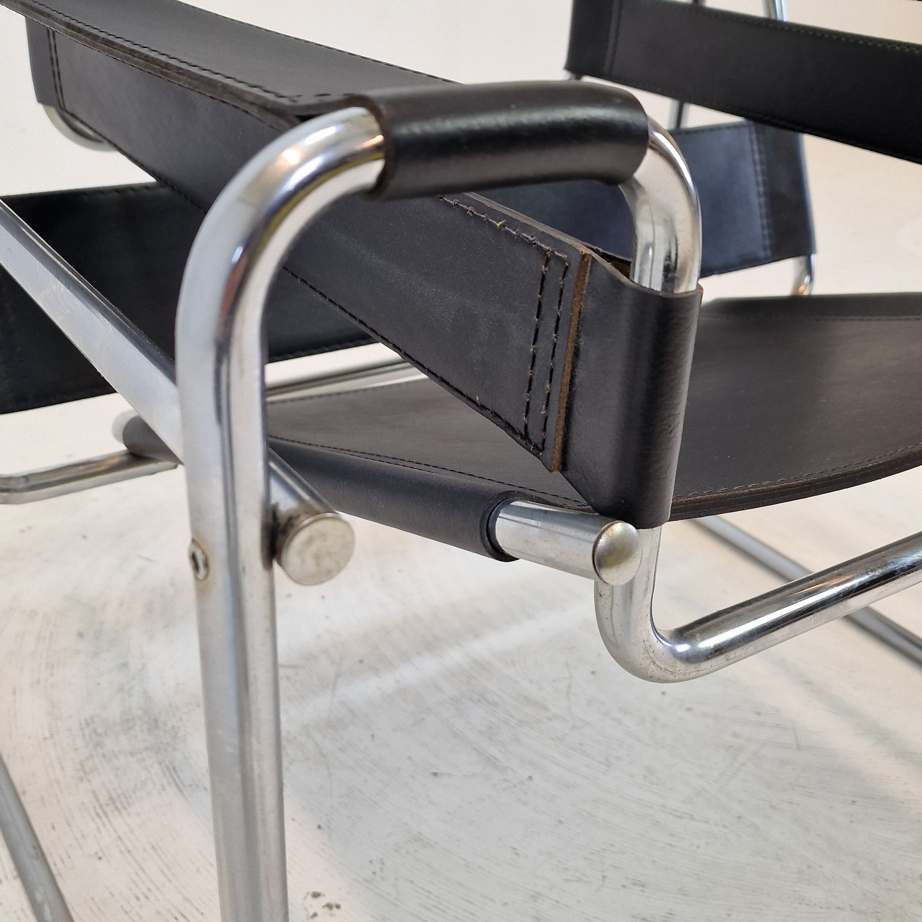 Chaise Wassily par Marcel Breuer, années 1980