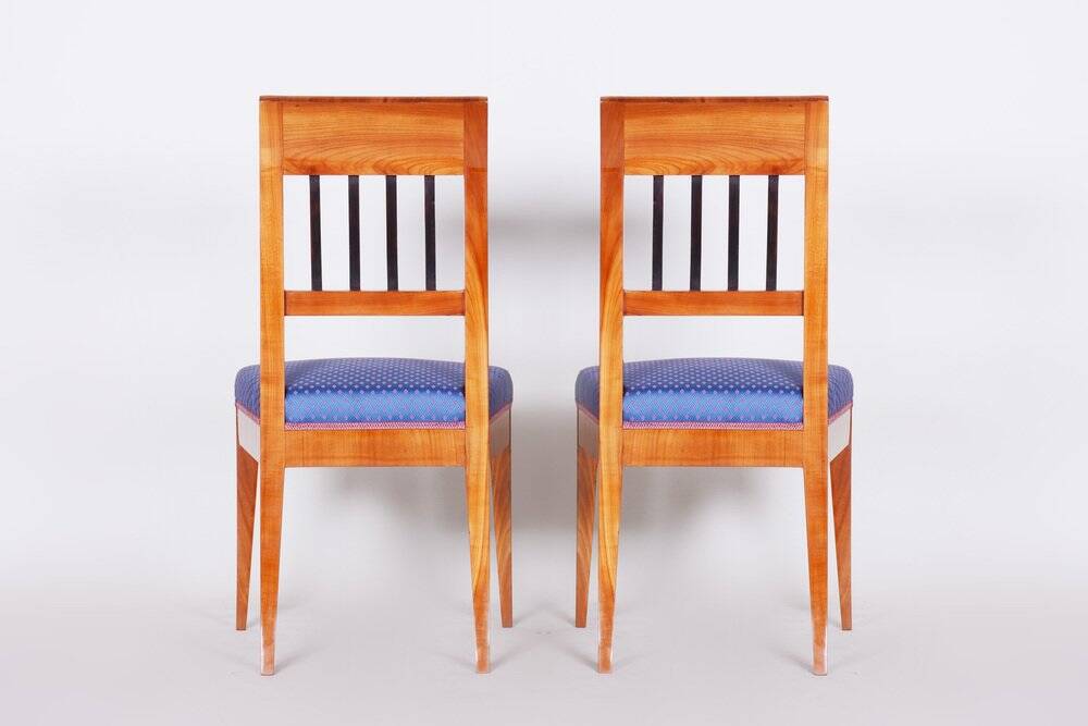 Set of Biedermeier Dining Chairs in Cherry Tree, 1820s