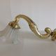 Wall light  in copper and glass art deco style / vintage 30-50 years