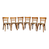 Set of 6 Baumann bistro chairs
