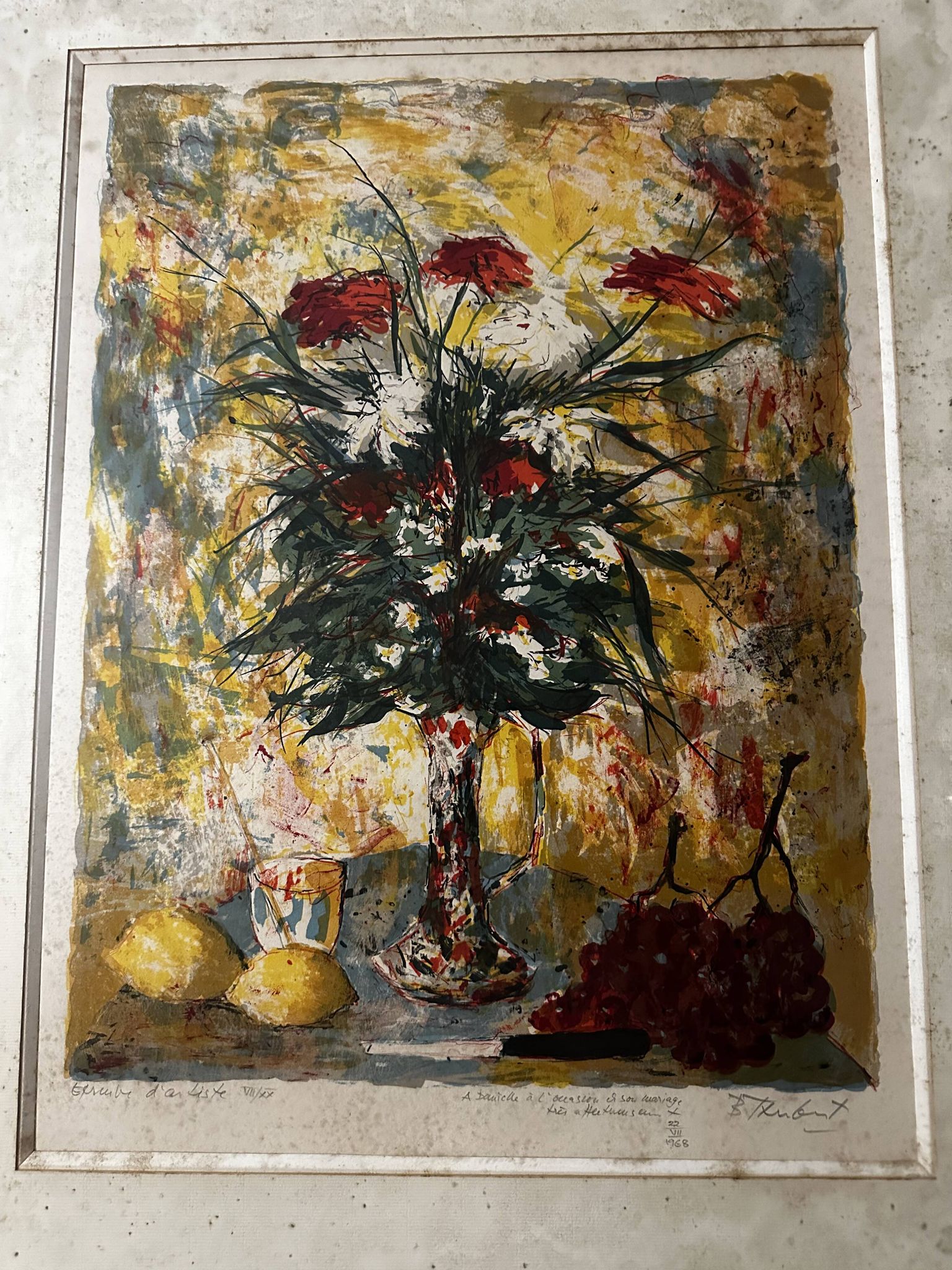Bertoldo Taubert (Italian/French 1915-1974) - Still Life No. 7/20