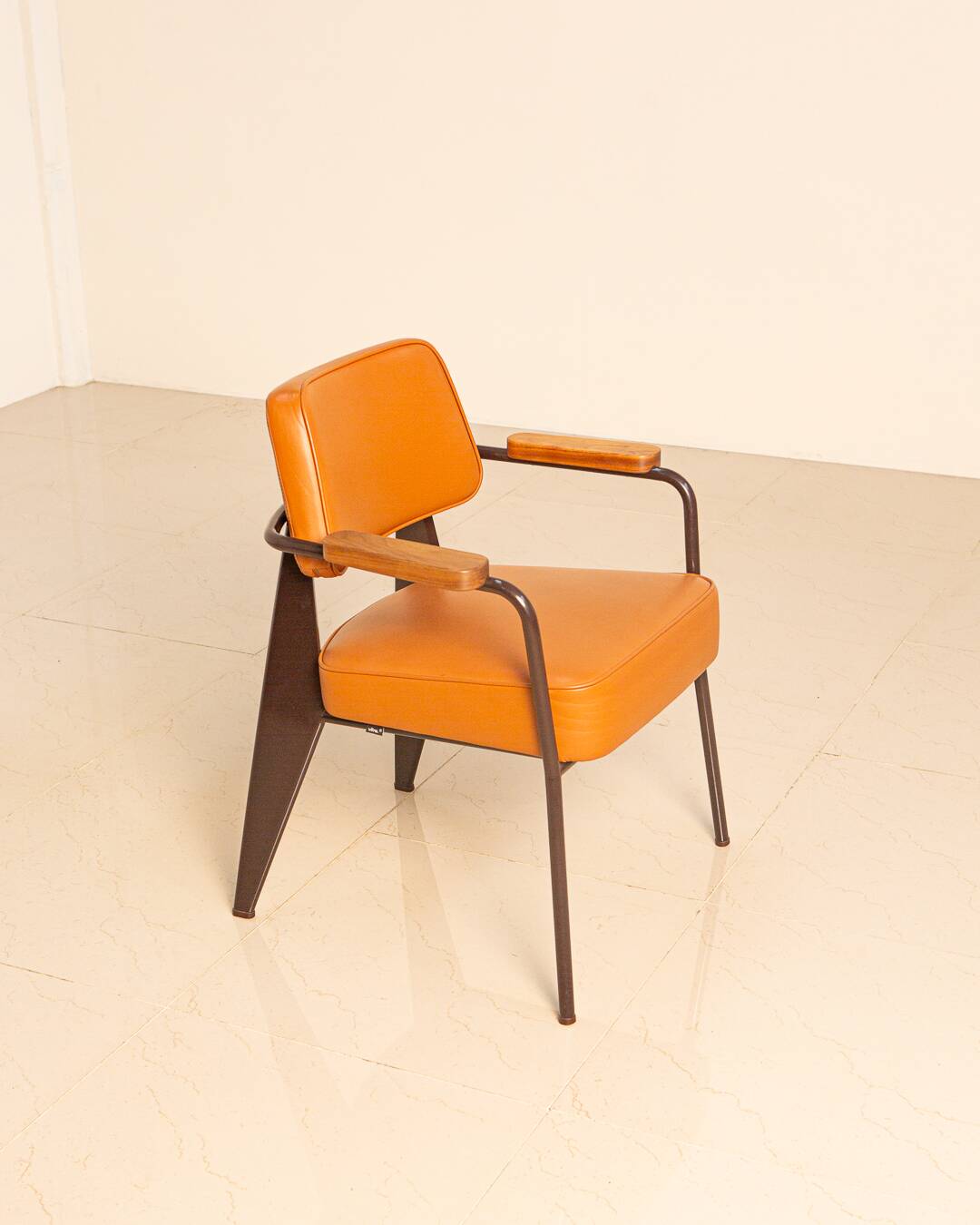 Cognac executive chair by Jean Prouvé for Vitra, 2000s