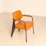 Cognac executive chair by Jean Prouvé for Vitra, 2000s