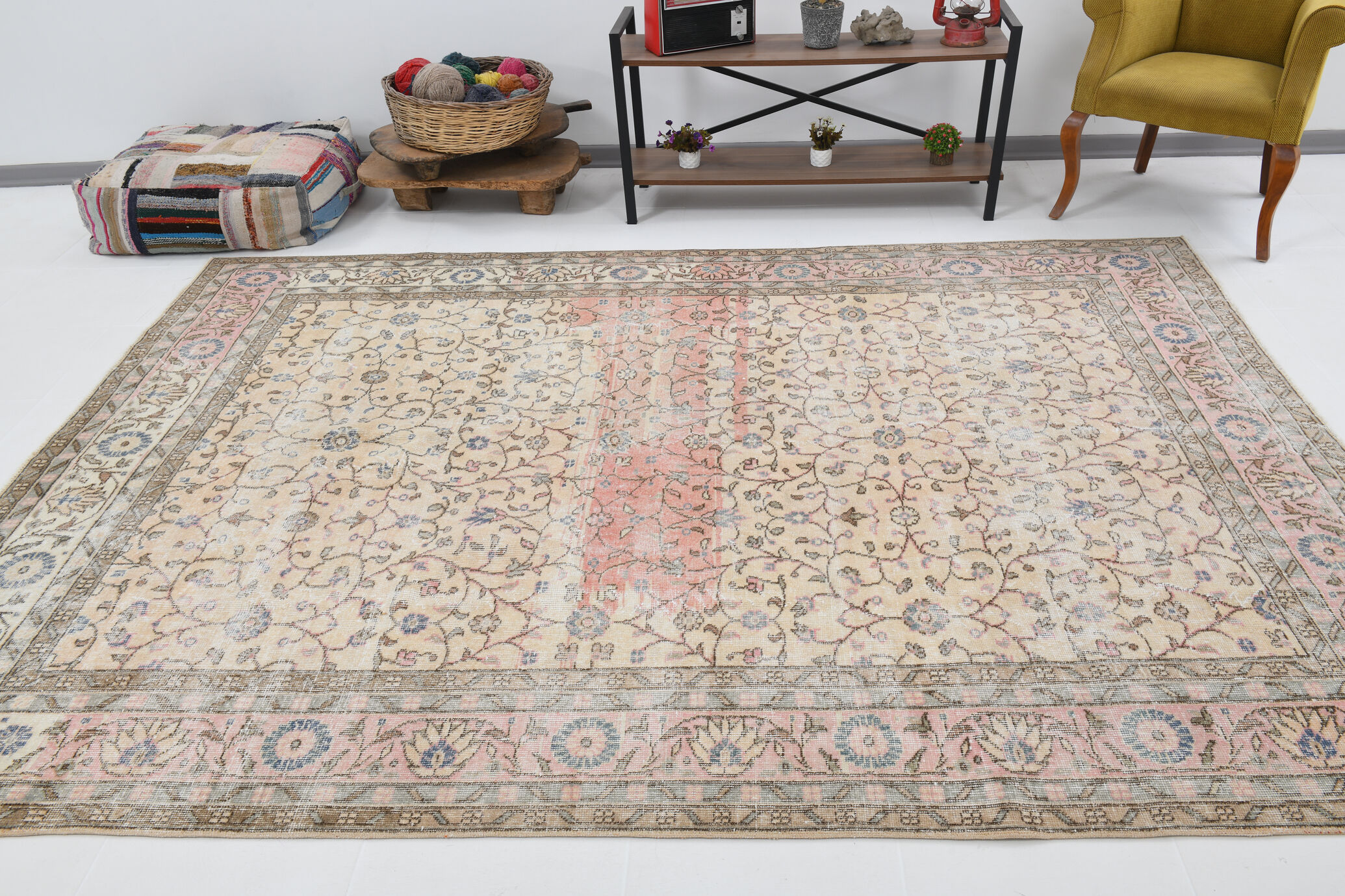 Tapis turc beige classique 300x221cm