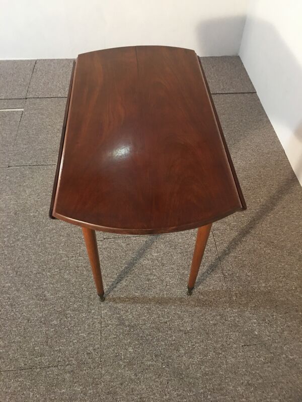 Table à volets acajou