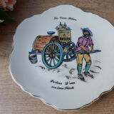 Plate decoration the old trades carrying water in the eighteenth century