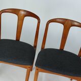 Set of four Danish Design Teak Dining Chairs by Johannes Andersen for Uldum - 1960s