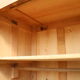 Parisian wardrobe in raw wood