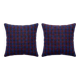 Set of 2 vintage kilim cushion covers 48x48 cm
