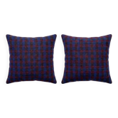 Set of 2 vintage kilim cushion covers 48x48 cm