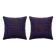 Set of 2 vintage kilim cushion covers 48x48 cm