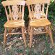 4 chaises western