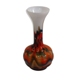 Crystal multi-coloured vase Carlo Moretti