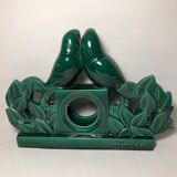 Decorative element with parakeets