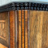 Miniature chest of drawers in mahogany veneer, 19th century