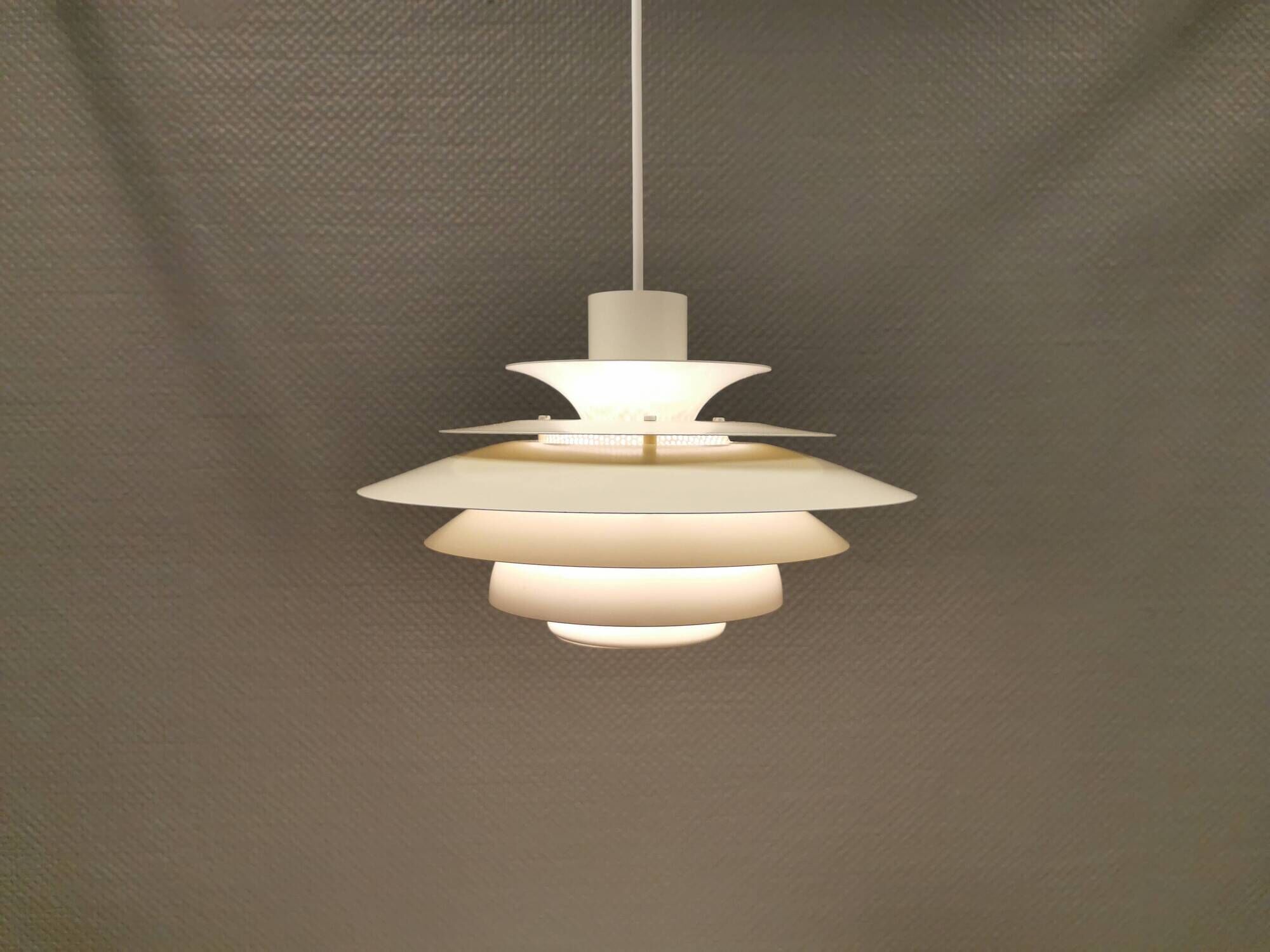 Danish designed hanging lamp, produced by JEKA (closed in the 1990s) model Verona.