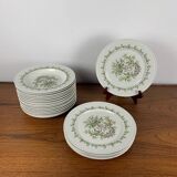 Lot de 6 assiettes plates Villeroy et boch modèle trianon