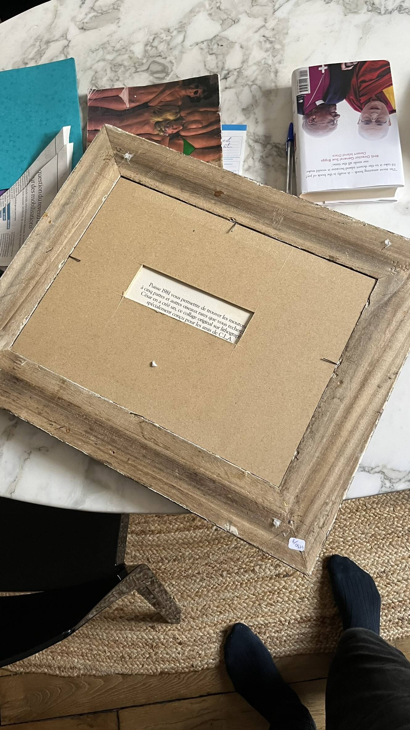 Rare composition by Cesar Baldaccini