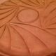 Plateau verre rose Art Deco et 7 verres Made in France