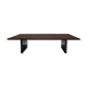 Axel Vervoordt Stained Oak and Bamboo Coffee Table - 1980's