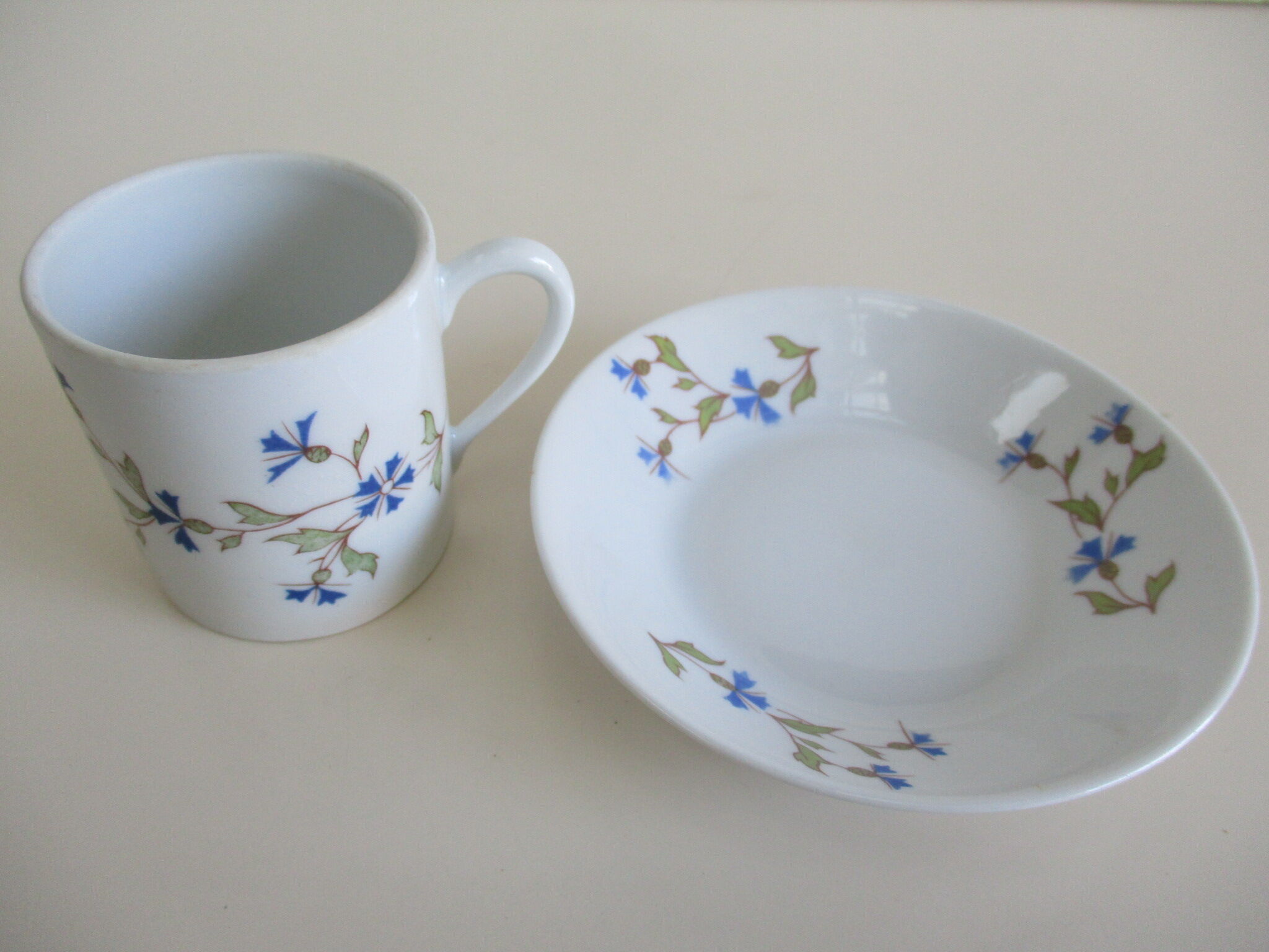 Cup and under cup limoges