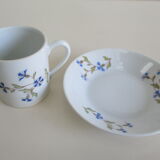 Cup and under cup limoges