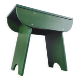 Tabouret / Porte-plante vintage Ikea en bois teinté vert (2013)