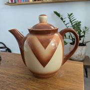 Théière vintage art déco