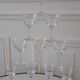 Lot de 10 verres à vin en cristal années 40