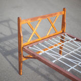 Old wood folding bed, reconstruction period bed, daybed