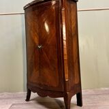 Curved furniture in louis xv period marquetry xviii eme century