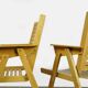 Chaises de salle à manger pliables vintage originales de l'architecte slovène Niko Kralj (1920-2013) pour Stol