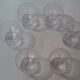 Series of 6 glasses, XXth