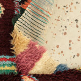 VINTAGE BOUCHEROUITE, BERBER RUG, 93 X 240