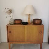 Danish sideboard, sliding doors, in oak