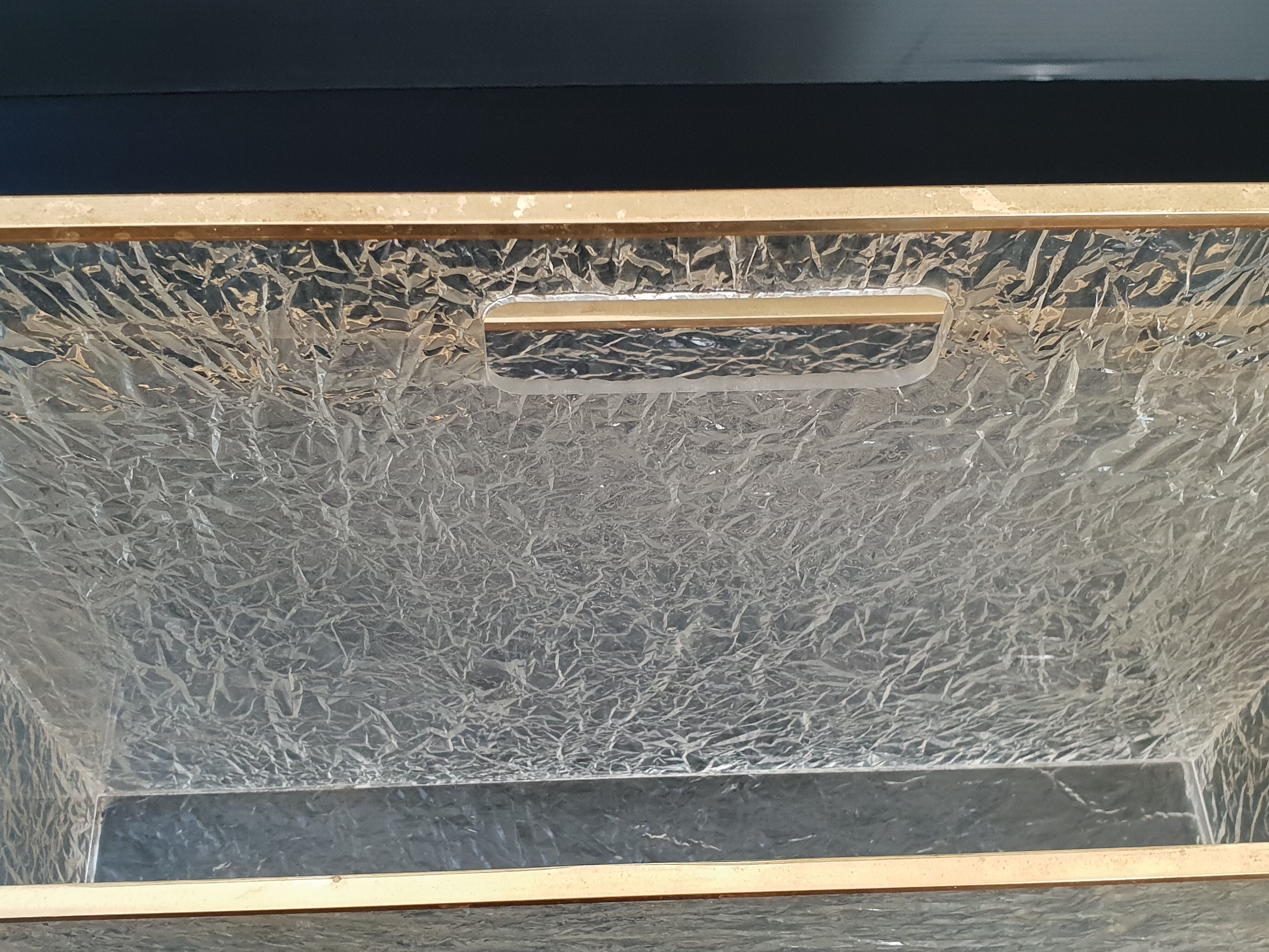 Vintage brass magazine holders 1960