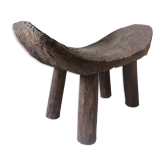 Wooden handmade yoga stool